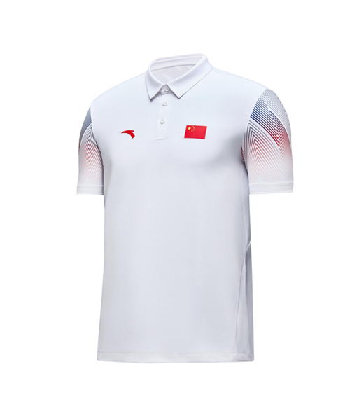 國旗男女同款短袖POLO